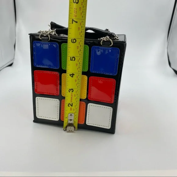 80’s Style Rubix Cube Hand Bag - Picture 8 of 13